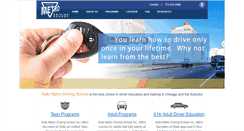 Desktop Screenshot of metrodriving.com
