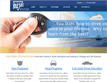 Tablet Screenshot of metrodriving.com